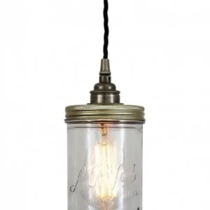 Jam Jar Pendant Light Glass Jar & Mini Pendants Great Lighting UK Ltd